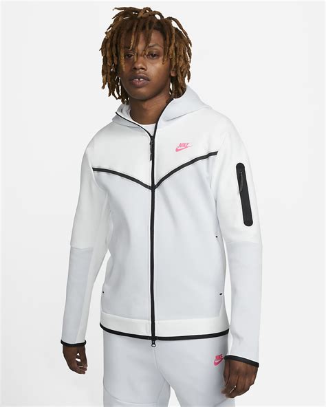 weiße nike tech|Nike tech fleece hoodie.